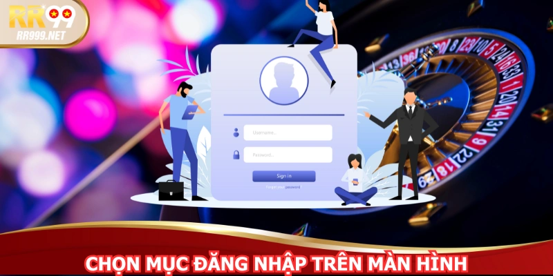 Bấm vào biểu tượng hiển thị trên màn hình